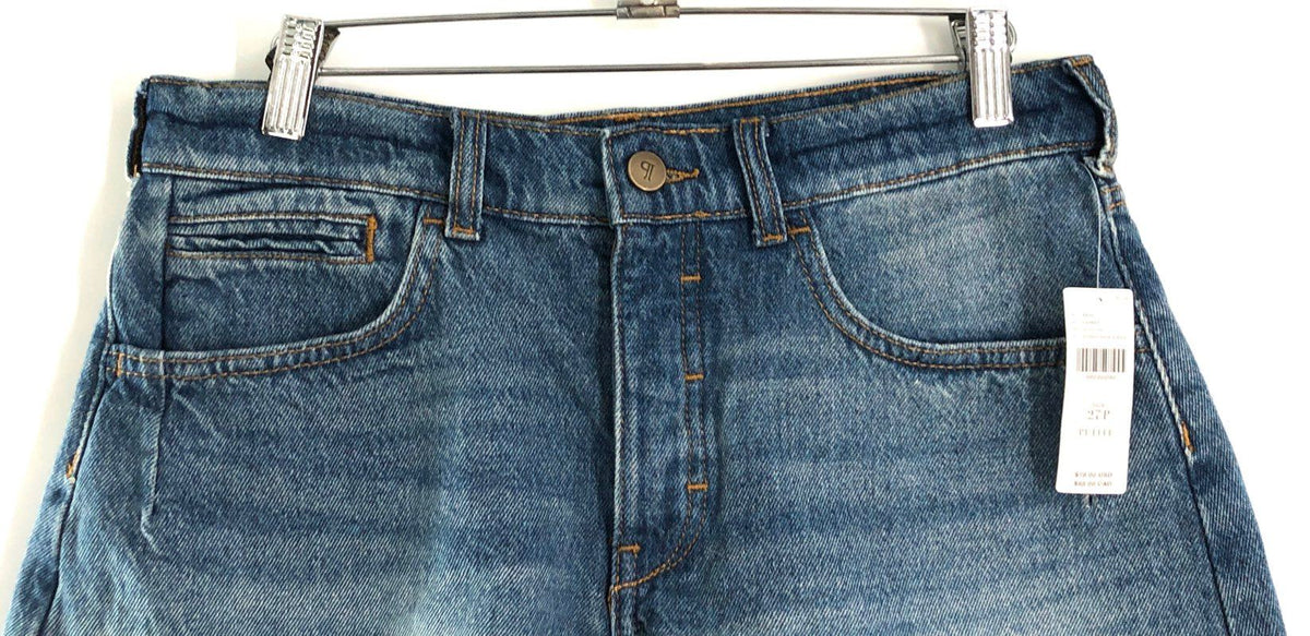 Pilcro Women's Forsythia Wash Denim Cut-Off Shorts Raw Hem NWT Sz 27P
