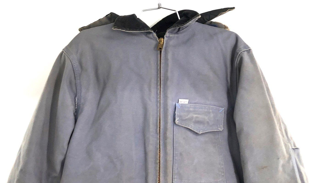 Vintage 90s Carhartt Faux Fur Trim Duck Canvas Arctic Parka Coat Sz XL USA