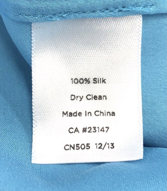 NWT Talbots Women's Blue Silk Blouse - Size 18WP