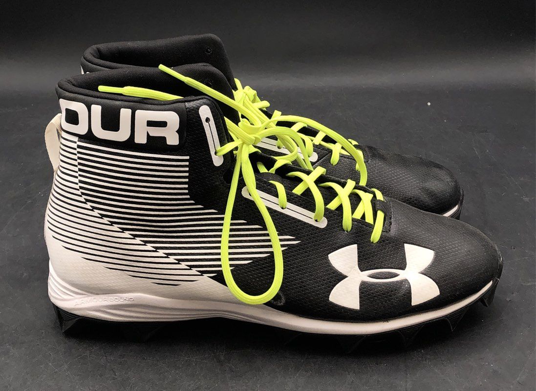 Under Armour Highlight RM Men's Football Cleats Black White Size 13