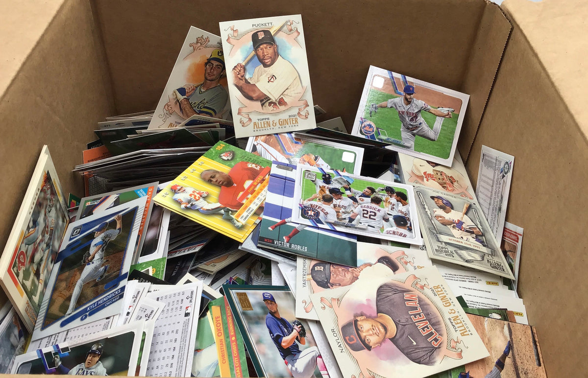 3 lbs. Lot of Baseball Cards. Medium Box, Unsorted