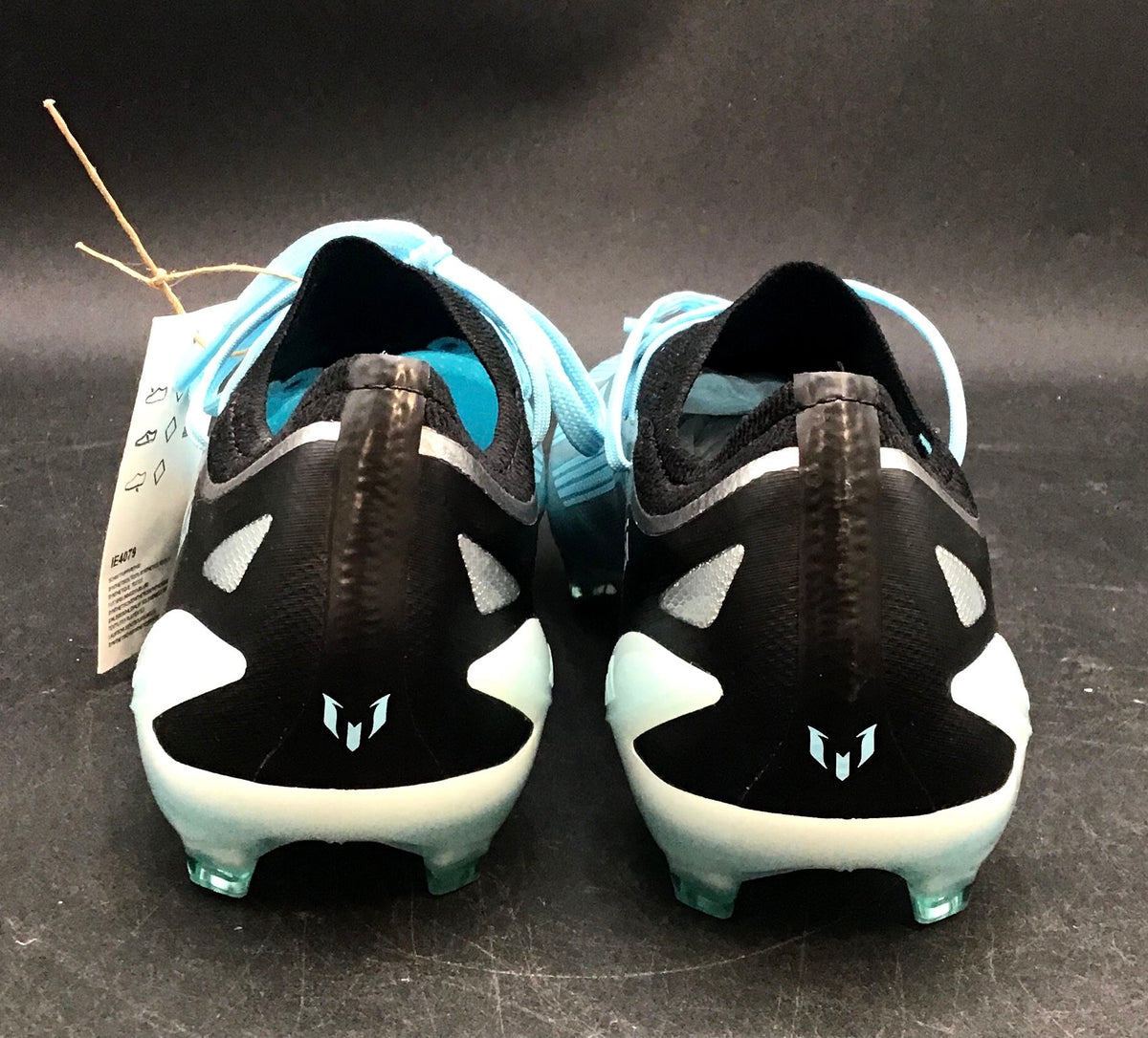 NWT Adidas Women's Crazyfast Messi.1 FG Silver Blue Football Cleats - Size 9