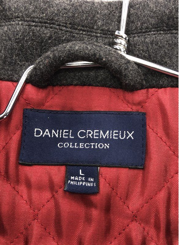 Daniel Cremieux Men's Black Overcoat - Size L