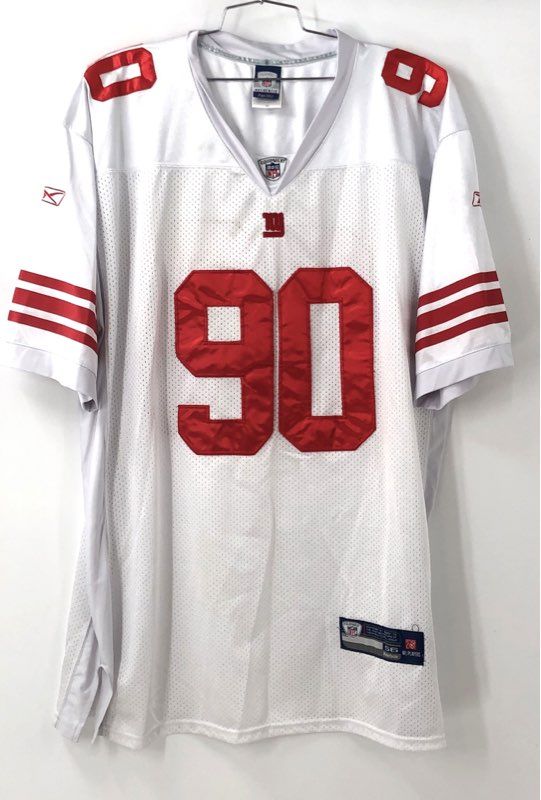 Reebok Men's Jason Pierre-Paul NY Giants NFL Jersey White #90 Stitched Sz 56