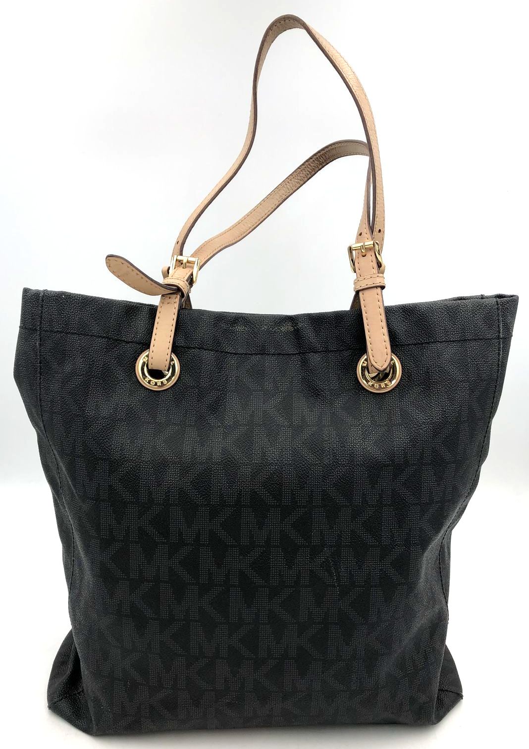 Authentic Michael Kors Black Luxury Tote Bag - COA Included