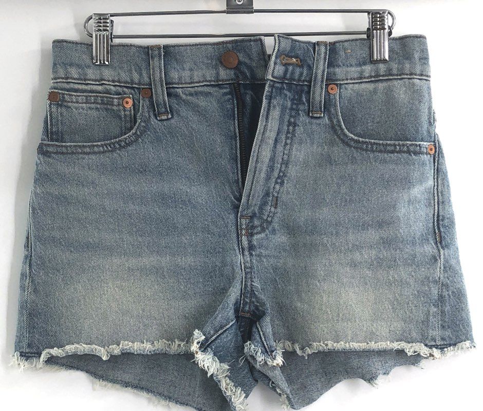 Madewell Women's 10" High Rise Skinny Crop Jeans & Denim Shorts Bundle Sz 25