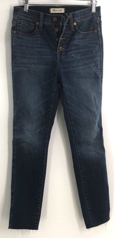 Madewell Women's 10" High Rise Skinny Crop Jeans & Denim Shorts Bundle Sz 25