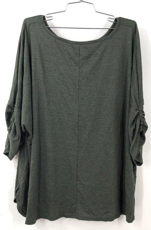 NWT Max Studio Women's Army Green Blouse - Size 3X