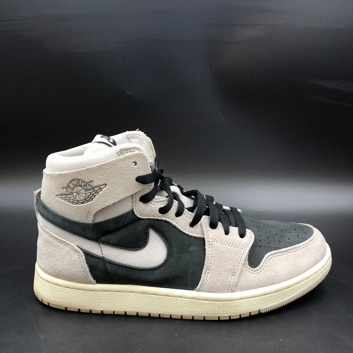 Nike Air Jordan 1 High Zoom CMFT 2 Light Iron Ore Women's Size 10 COA