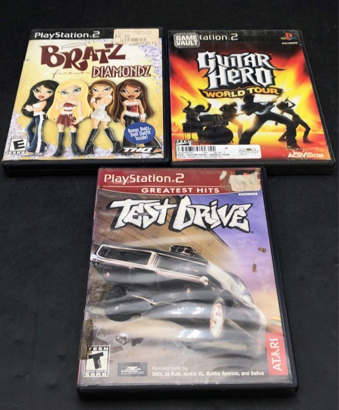 Guitar Hero Test Drive NASCAR 9 PlayStation 2 PS2 Game Lot