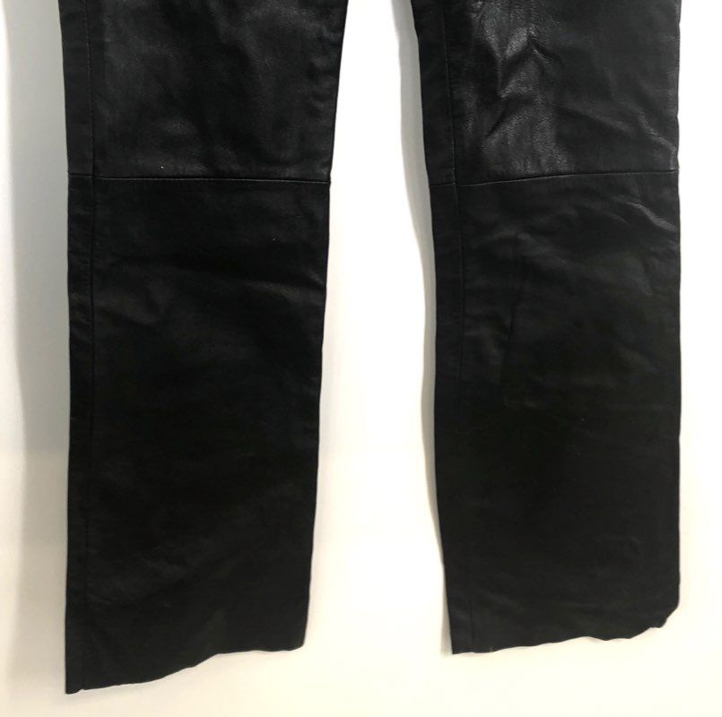Vintage 90s Wilsons Leather Women's Black Maxima Leather Jeans Pants NWT Sz 6