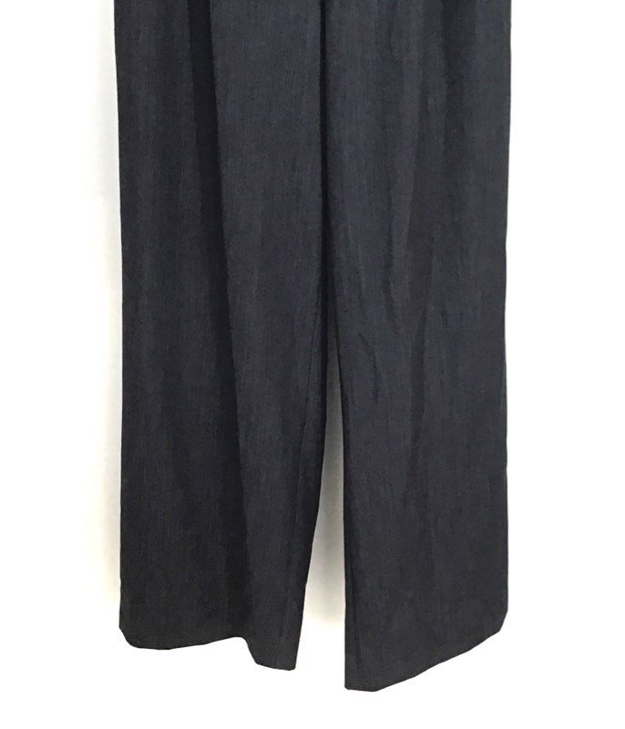 Calvin Klein Women's Blue V-Neck Wide Leg Tie Back Jumpsuit Size 10 NWT