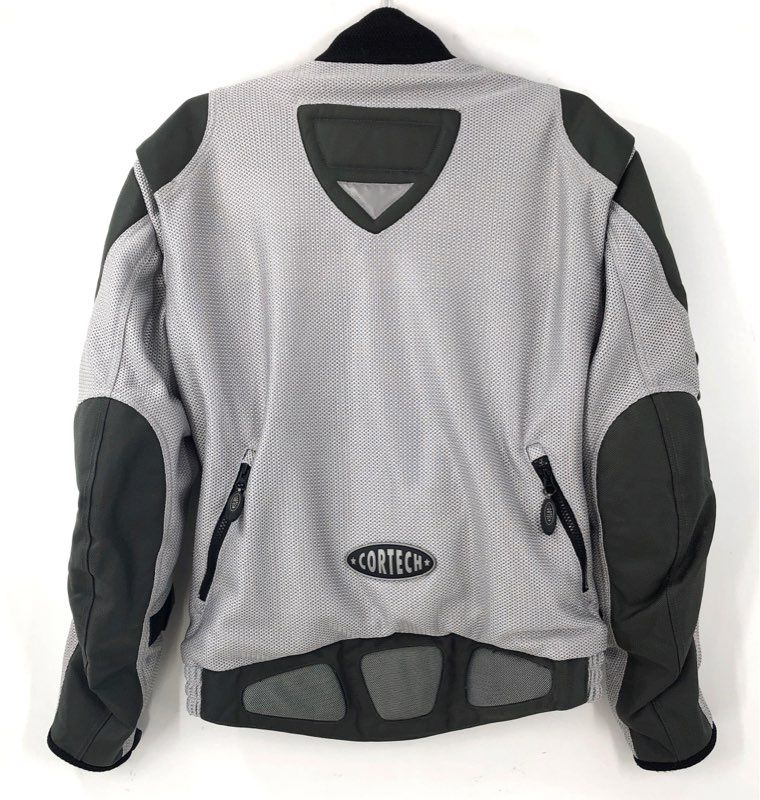 Cortech Tour Master Women's GX Air Motorcycle Jacket Gray Mesh Riding Sz L