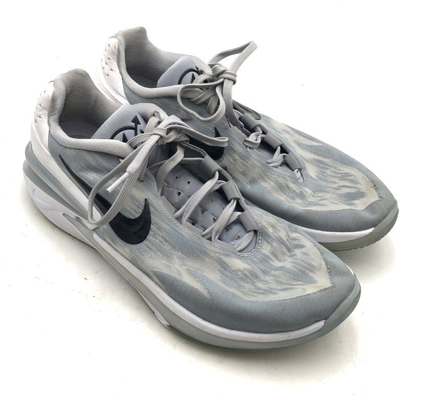 Nike Air Zoom G.T. Cut 2 Grey Black Basketball Shoes Men's Size 14