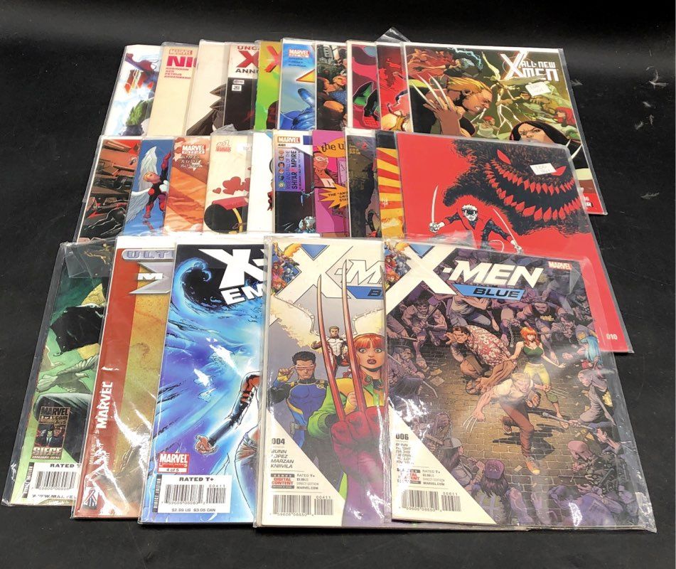 Marvel Comic Book Lot Modern Age Superhero X-Men Avengers 25 Comics