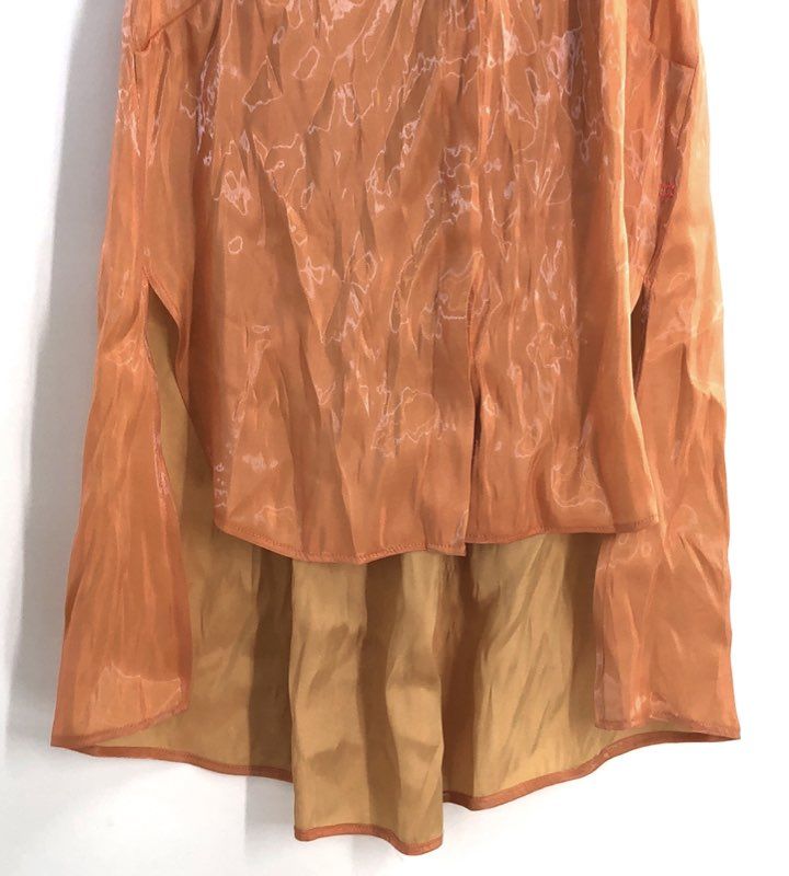 Noble 31 Women's Sleeveless Blouse Copper Silk Blend Iridescent Tunic USA Sz XS