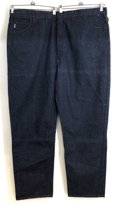 Carhartt Men's FR Flame Resistant Jeans FRB150 Dark Blue Made in USA NWT 48x36