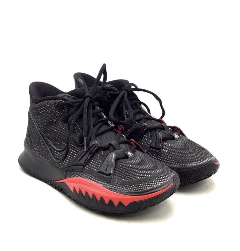 Nike Men&#39;s Kyrie 7 CQ9326-001 Black Lace-Up Athletic Shoes - Size 6