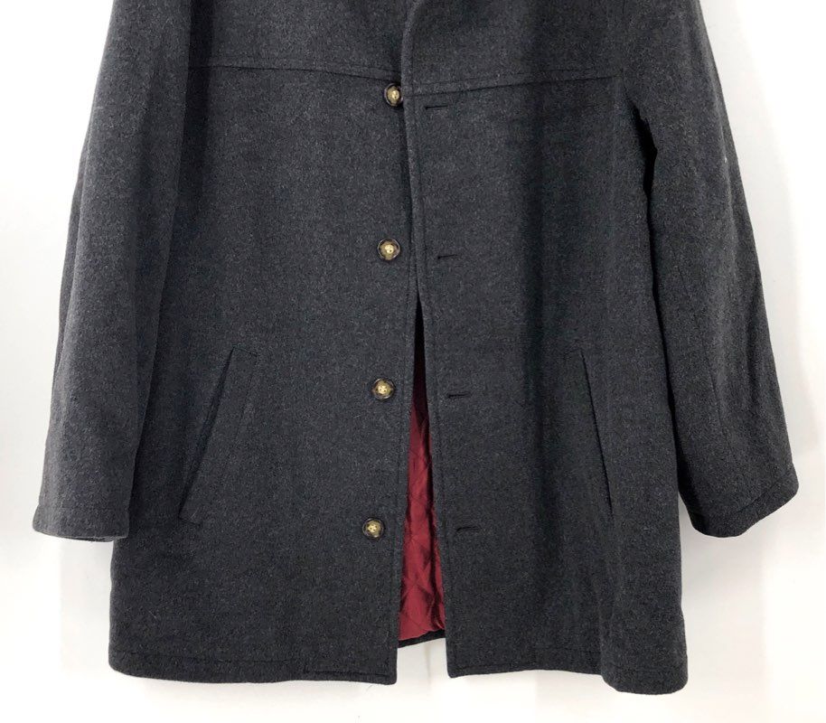 Daniel Cremieux Men's Black Overcoat - Size L