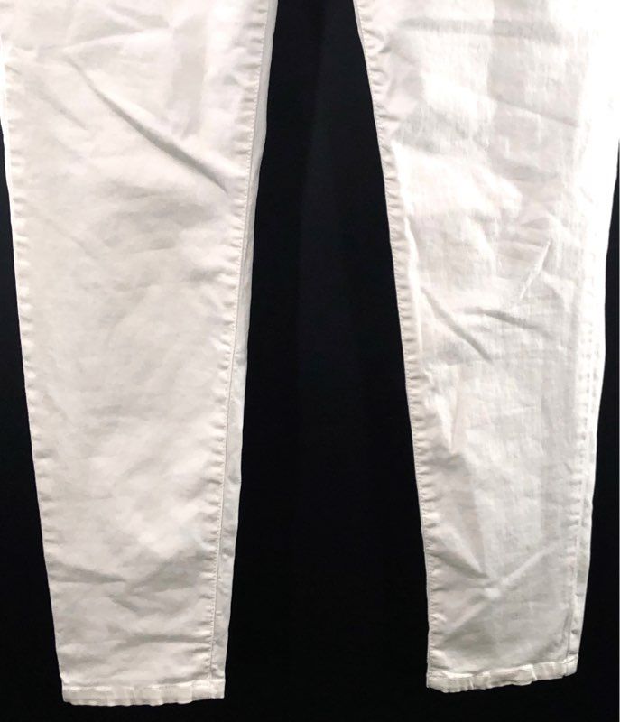 Massimo Dutti Women's White Skinny Fit Stretch Denim Jeans Pants Sz 10