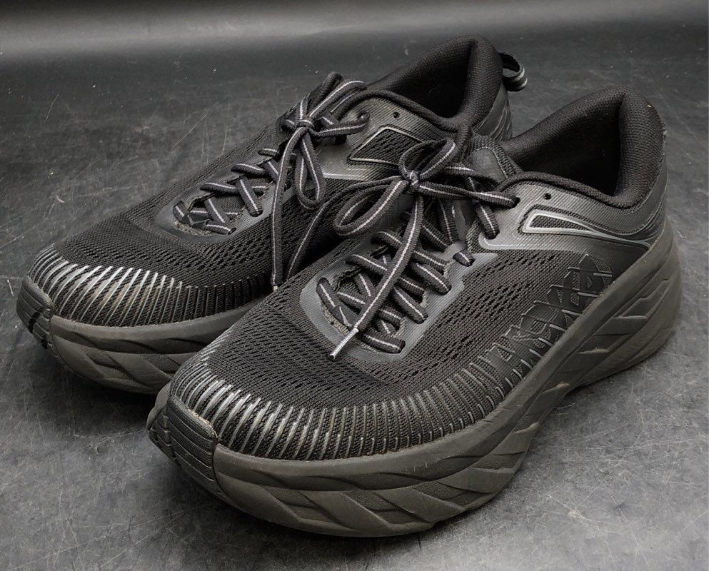 Hoka One One Bondi 7 Women's Black Running Shoes Sneakers 1110519 Size 8.5
