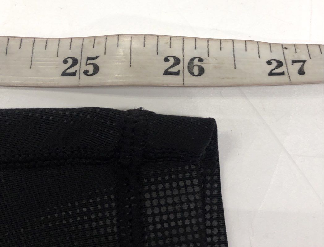 Adidas Women's Black Tonal Geometric Print Panel Athletic Leggings Sz XL