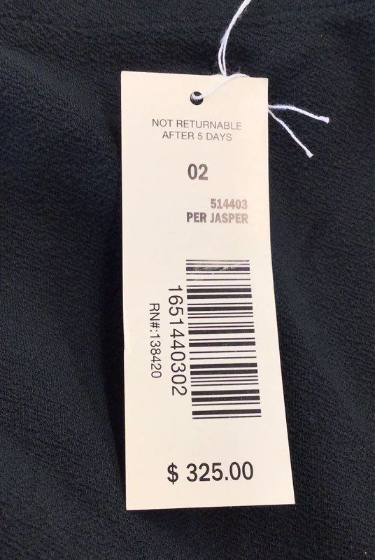 NWT Per Se Women's Black Pencil Skirt - Size 2