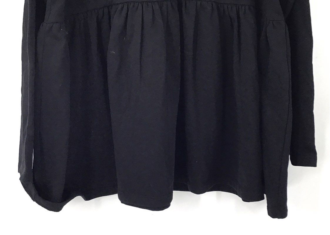 NWT Douuod Women's Black Cotton Tunic Top - Size L