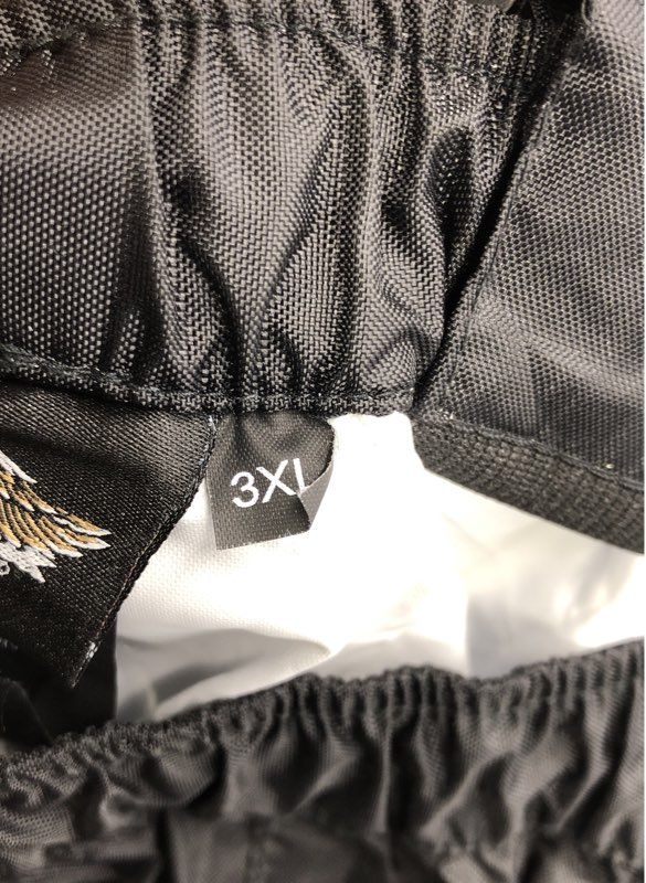 Harley-Davidson Men's Black Orange Cotton One-Piece Overalls - Size 3XL