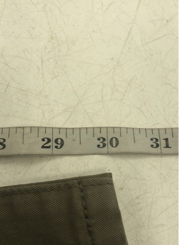 NWT Liverpool Men's Modern Straight Chino Pants Military Green 5-Pocket 40x32