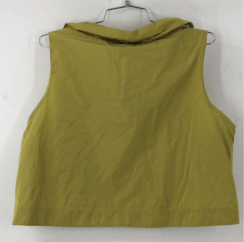 Sun Kim Women's Green Cropped Top - Size S