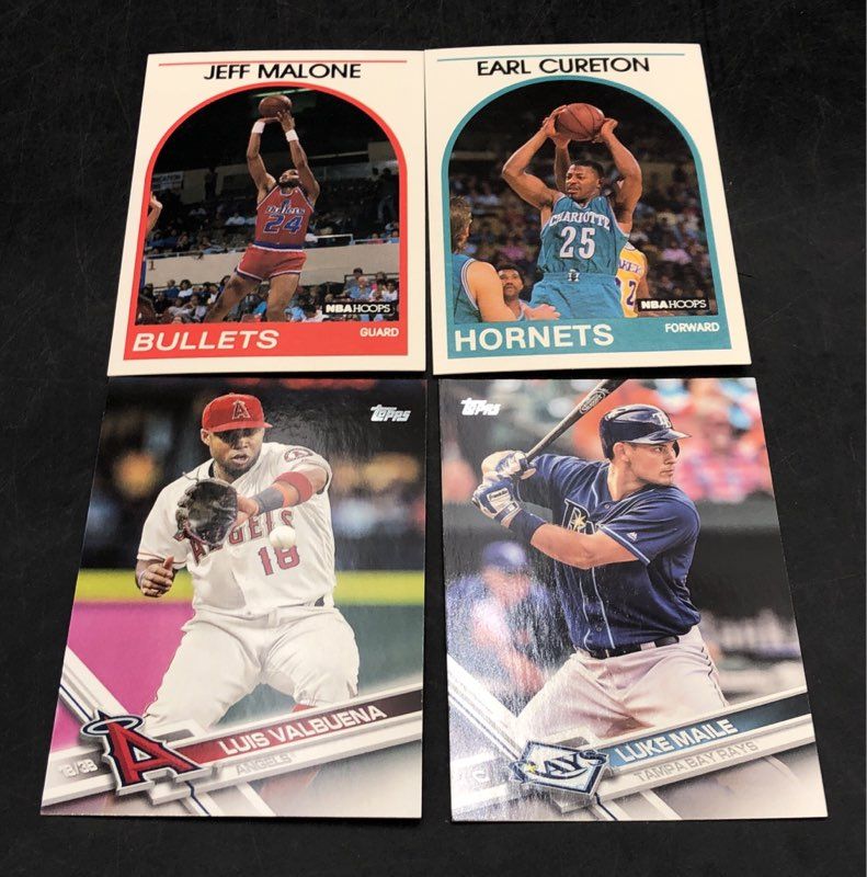 11.7 Lbs. Lot Of Mixed Sports Baseball Basketball Cards. Medium Box, Unsorted