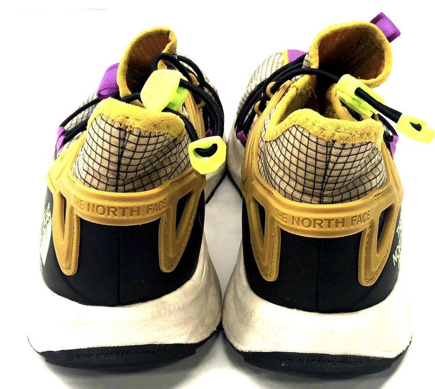 The North Face Trail Escape Edge Bamboo Yellow Womens Trail Running Shoes Size 9