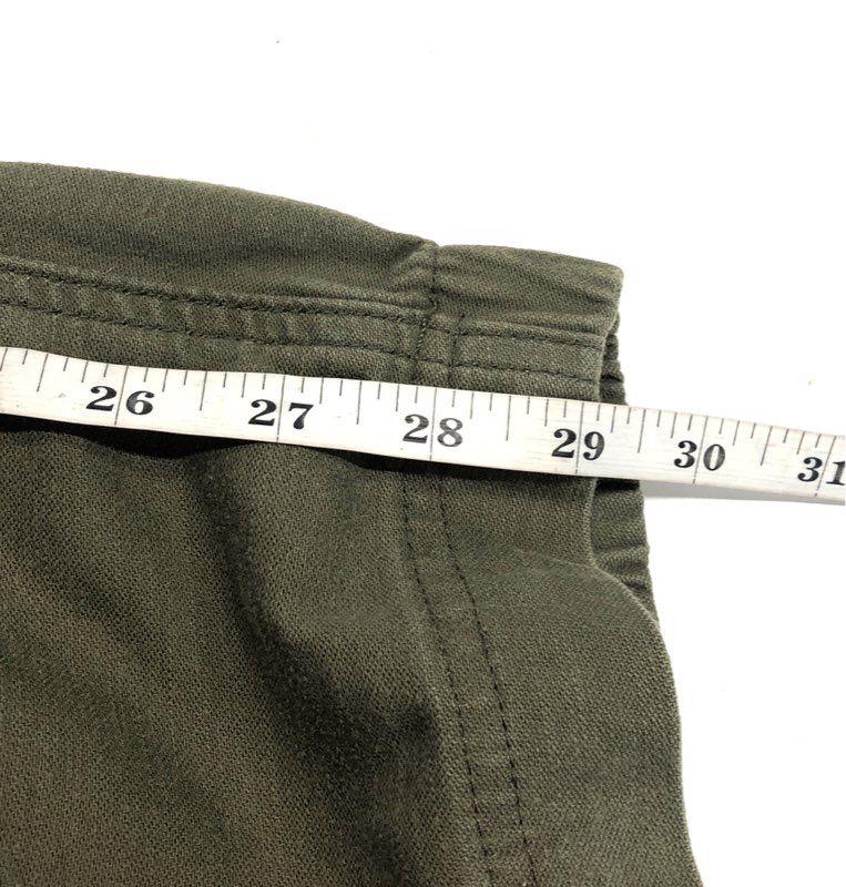 REI Co-op Men's Olive Green Canvas Jogger Utility Pants Drawstring Sz 38x32