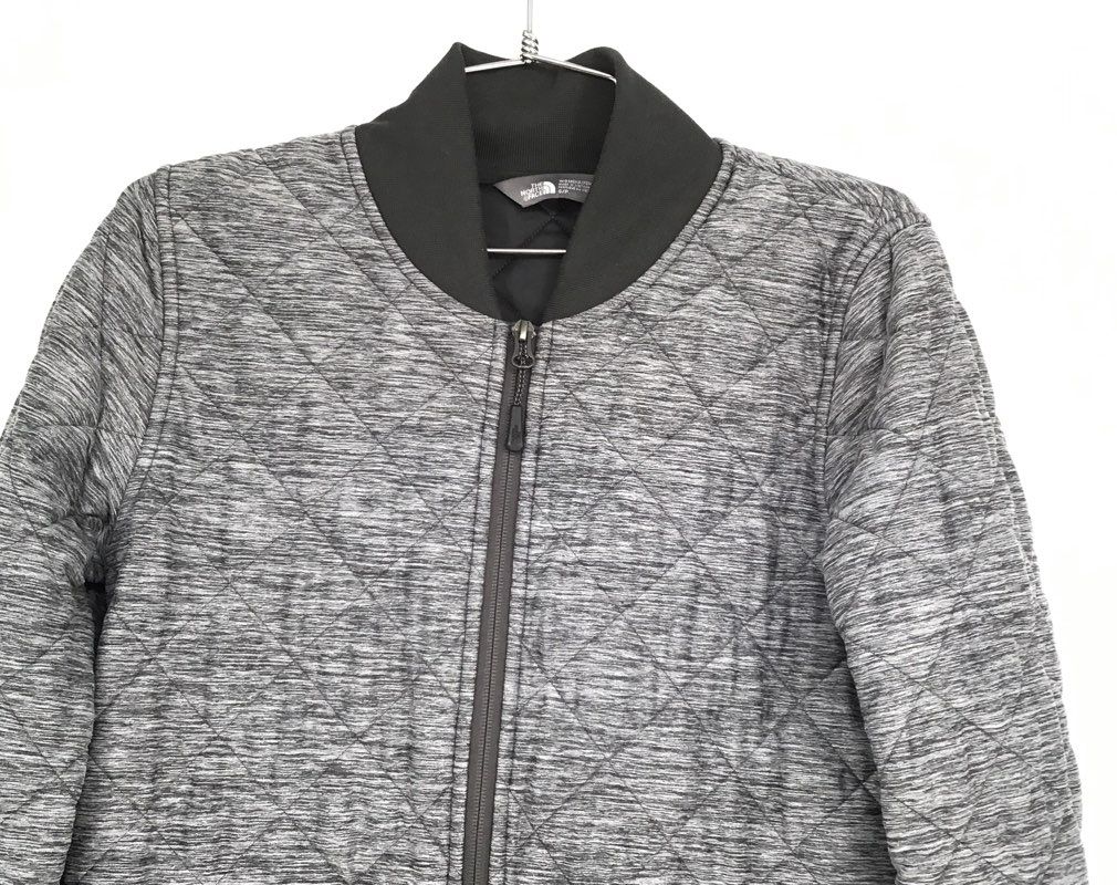 The North Face Women&#39;s Gray Bomber Jacket - Size S