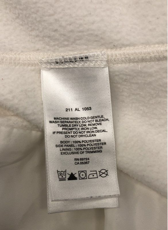 Columbia Women's Full Zip Fleece Lined Vest White Size XL
