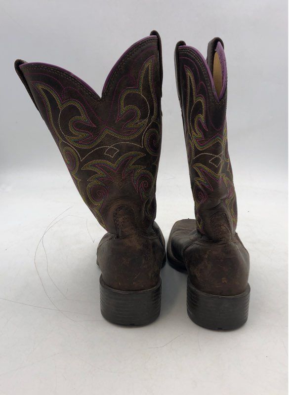 Ariat Women&#39;s Hybrid Rancher 10018527 Brown Cowgirl Western Boots - Size 6.5B