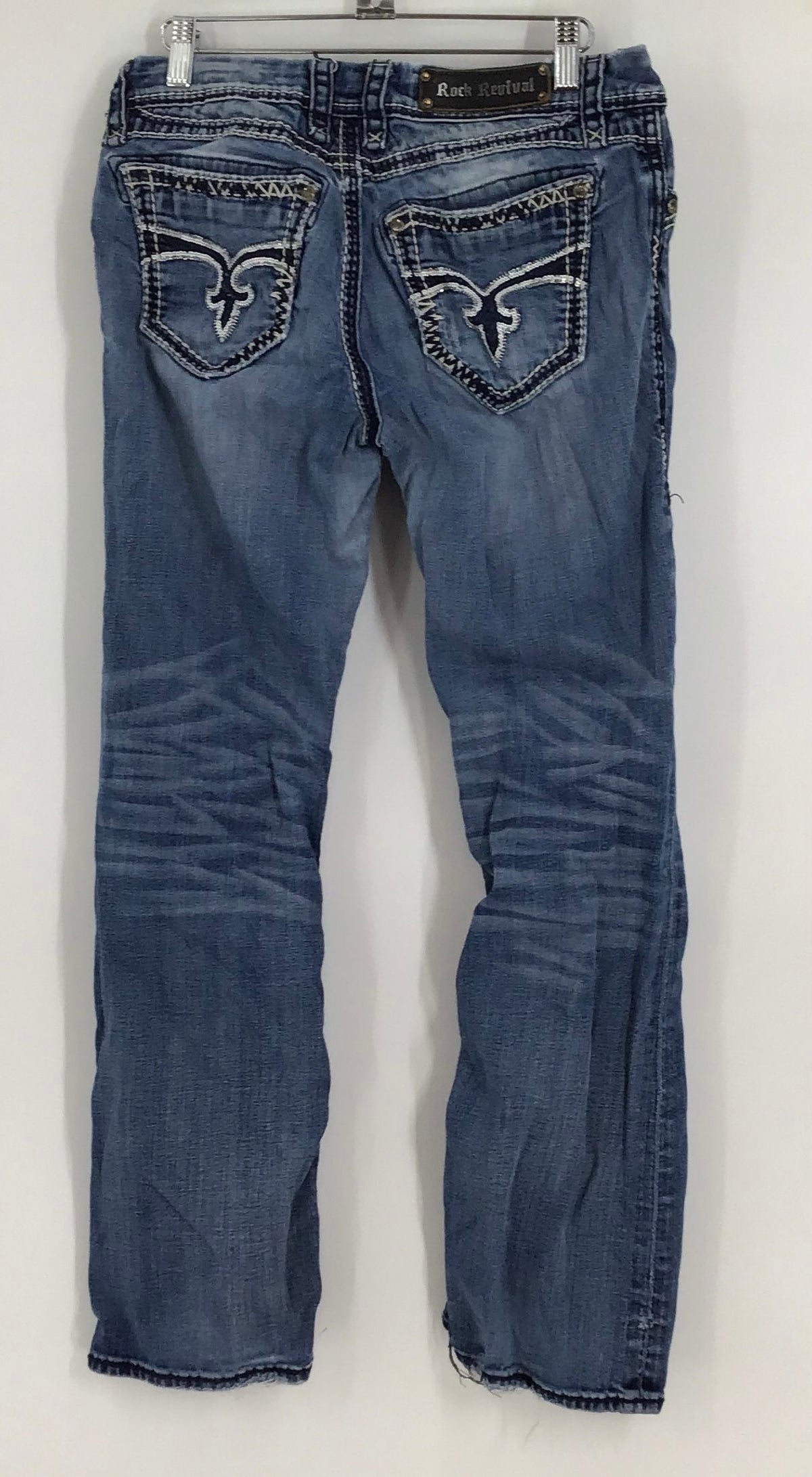 Rock Revival Women&#39;s Blue Charlotte Easy Bootcut Jeans - Size 30