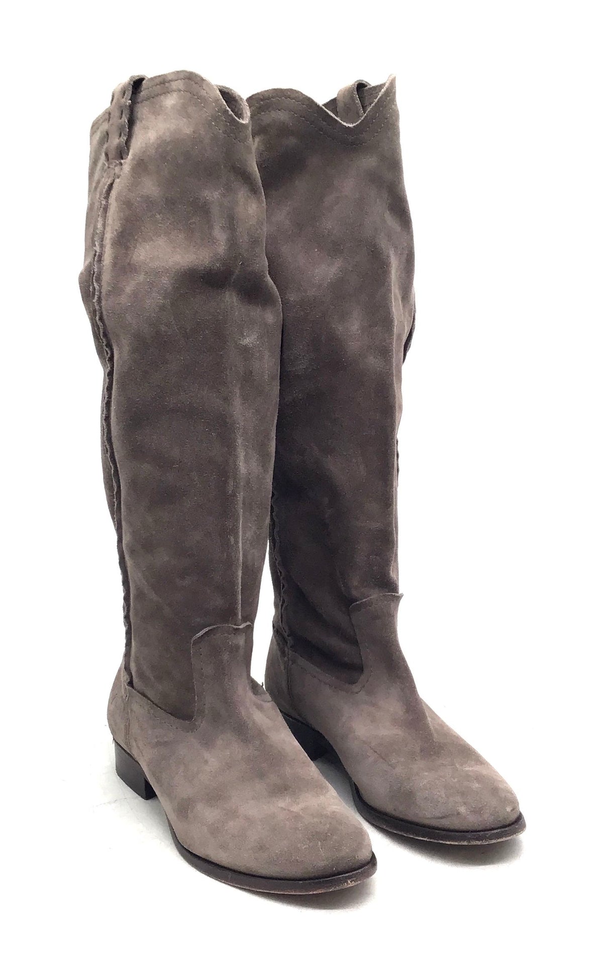 Frye Women's Cara Slouch Gray Tall Boots