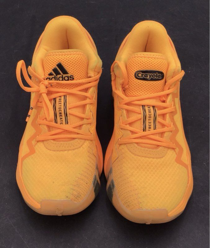 Adidas D.O.N. Issue #2 Crayola Banana Mania Basketball Shoes Size 5