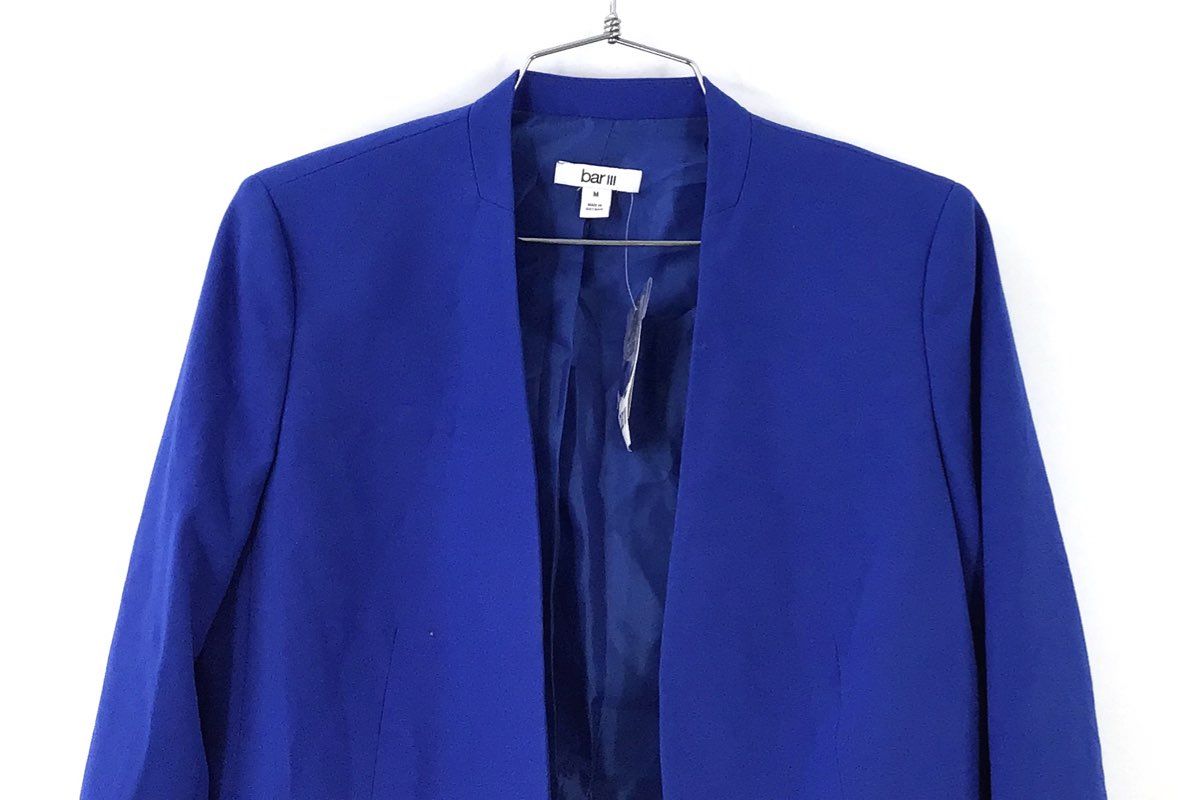 NWT Bar III Women's Blue Blazer - Size M