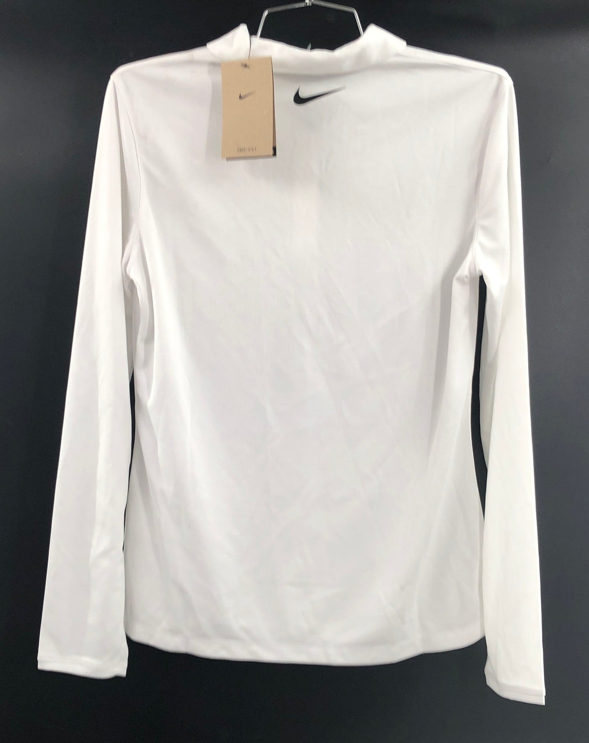 Nike Women's White Dri-Fit Long Sleeve Golf Polo Shirts Lot of 2 Sz S NWT
