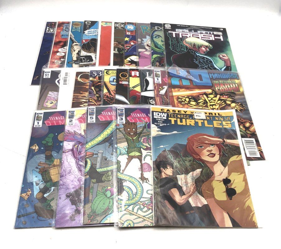 Comic Book Lot Marvel DC IDW Image 1980s-2010s Superhero Mixed Titles 25 Comics