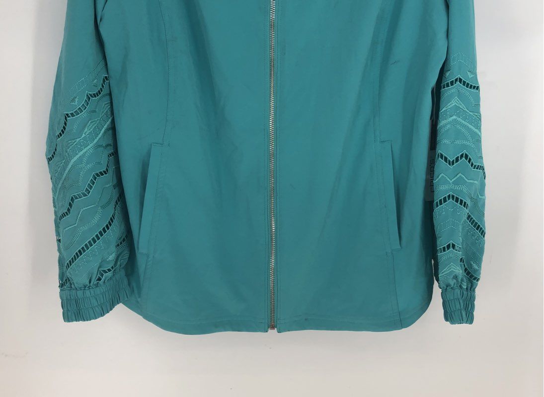 NWT Chico's Women's Blue Zenergy Cutout Jacket - Size 3