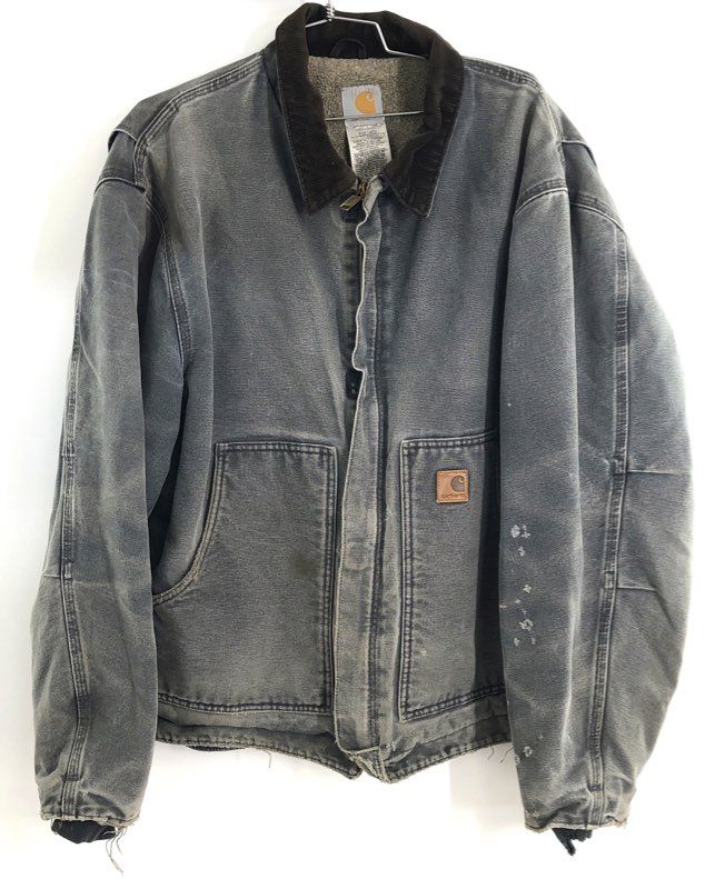 Carhartt Men's J164 PTL Arctic Sandstone Sherpa Lined Jacket Petrol Gray Sz XL
