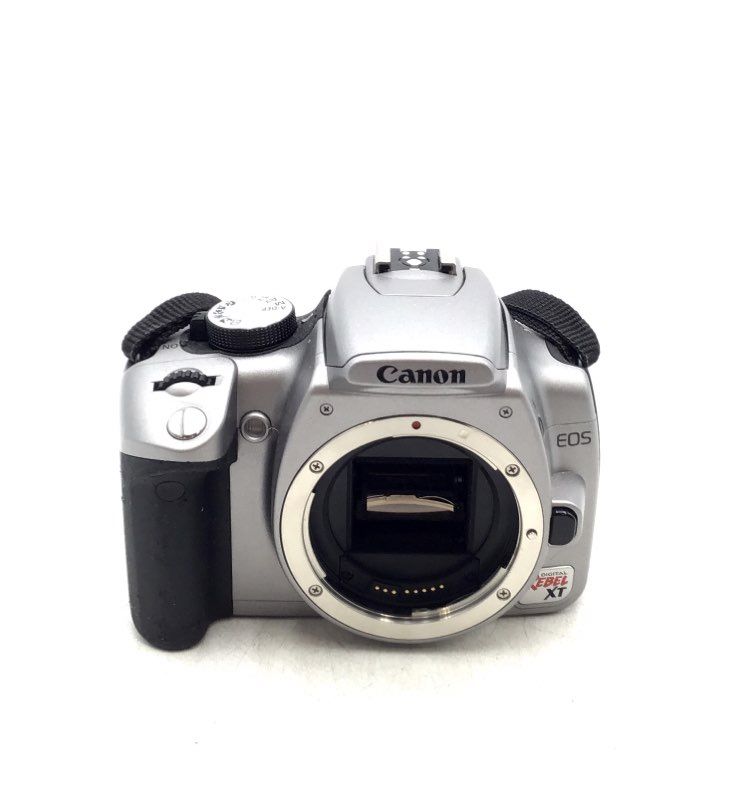 Canon EOS Digital Rebel XT Silver Digital SLR Camera With Battery Charger