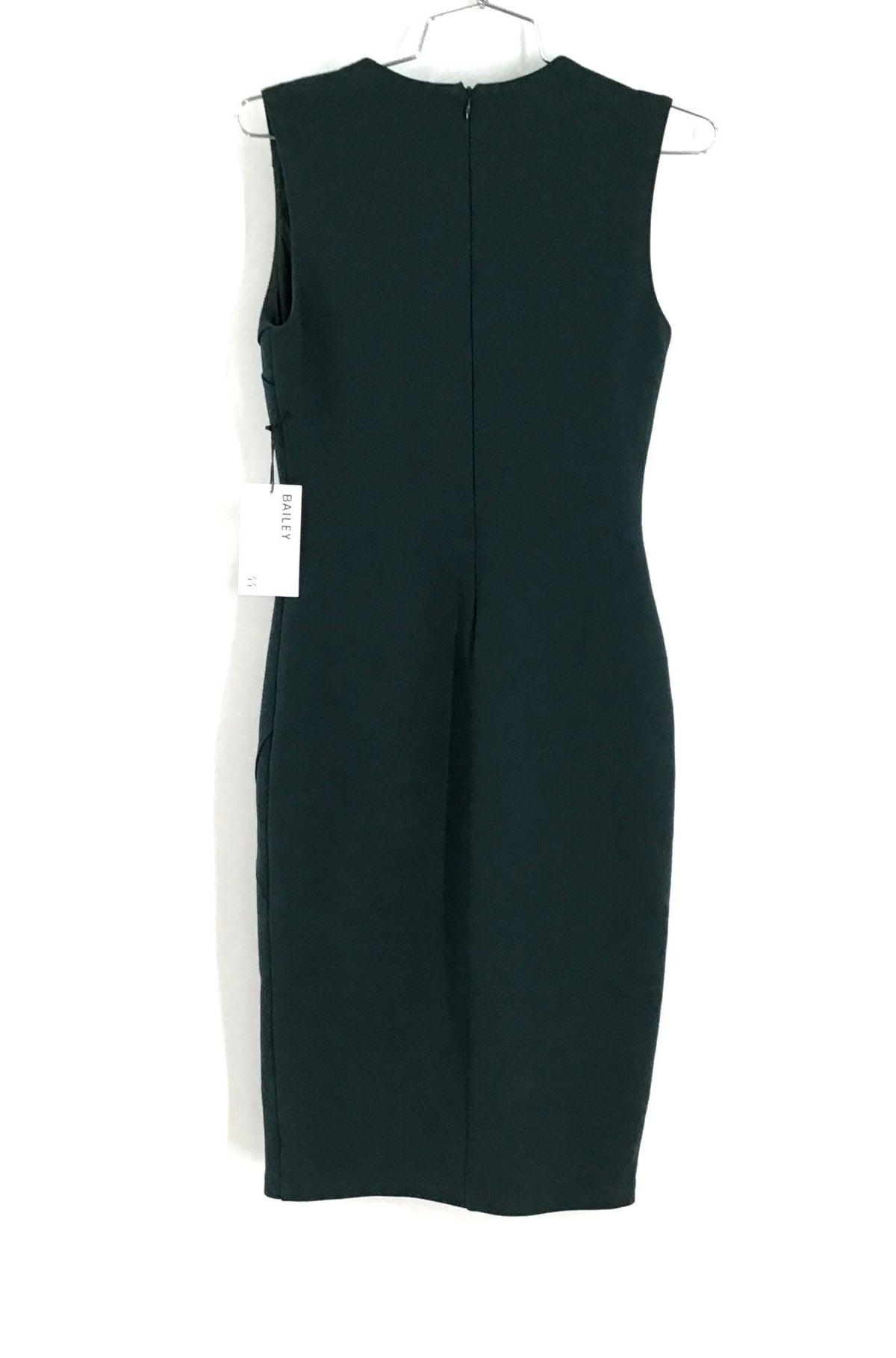 NWT Bailey/44 Women&#39;s Green Sleeveless Sheath Dress - Size XS