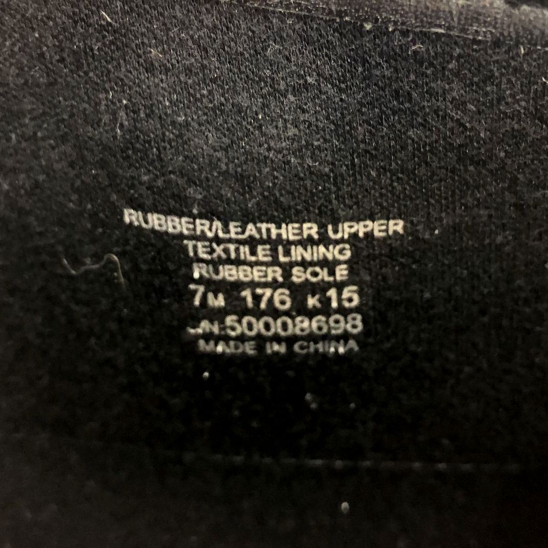 Tory Burch Women's Black Rubber/Leather Rain Boots w/ Logo Detail - Sz 7B (+COA)