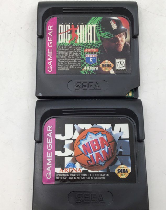 Sega Game Gear The Majors Pro Baseball, Streets Of Flage &amp; More Games Mixed Lot