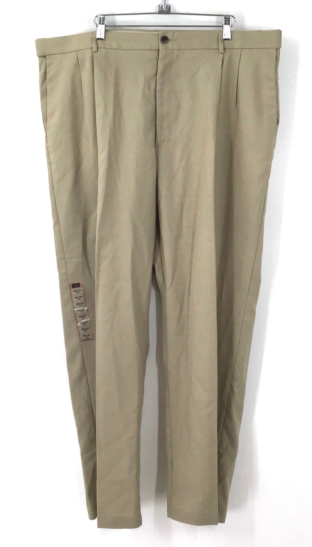 NWT Haggar Men's Khaki Trouser Pants - Size 42W X 32L